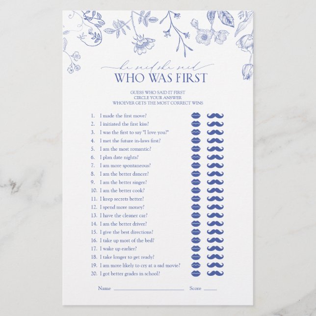 Ele Disse Que Disse O Jogo Chá de panela Vitoriano (Frente)