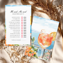 Ele Disse Que Disse O Jogo Do Chá de panela Aperol