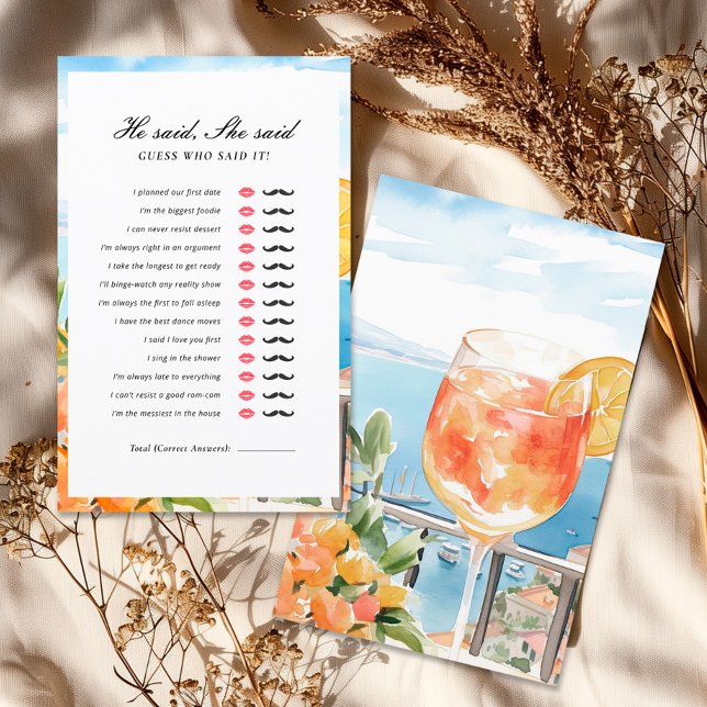 Ele Disse Que Disse O Jogo Do Chá de panela Aperol (Criador carregado)