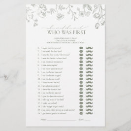 Ele Disse Que Disse O Jogo Do Chá de panela Floral