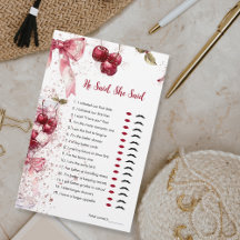 Ele Disse Que Ela Disse Arco De Cereja De Jogo De