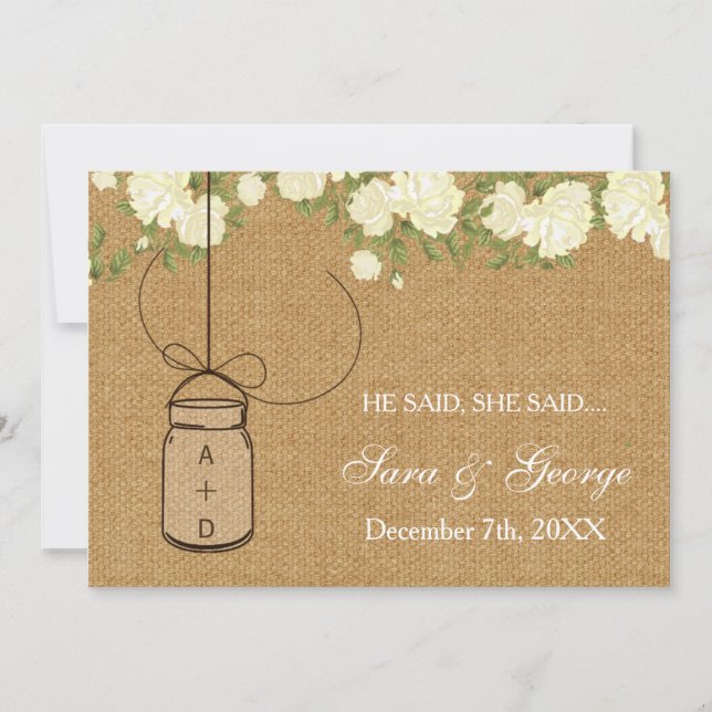 Ele disse que ela disse cartão de jogo de chá de p (Frente)