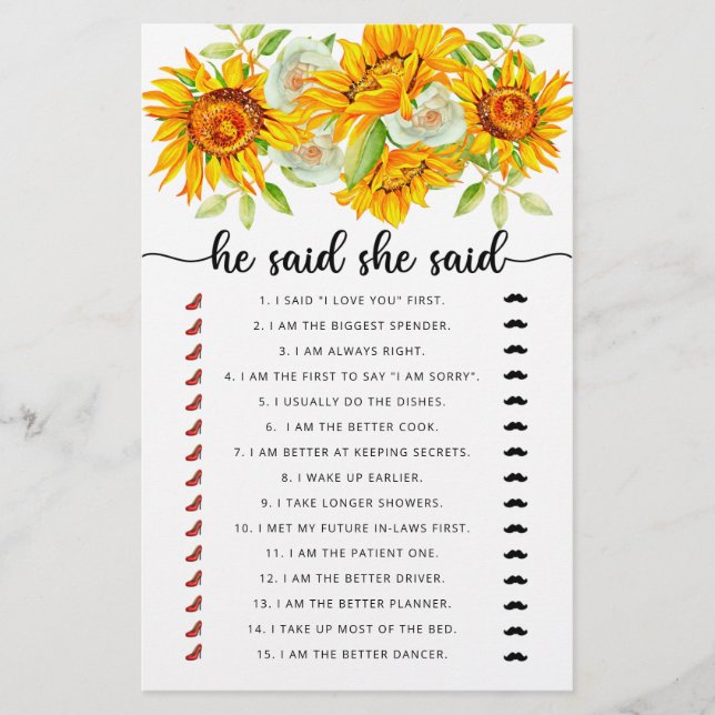 Ele disse que ela disse jogo de chá de panela (Frente)