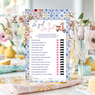 Ele disse que ela disse jogo de chá de panela de n