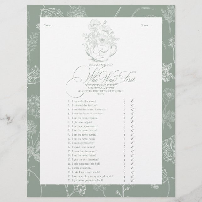 Ele Disse Que Ela Disse O Jogo Do Chá de panela (Frente)