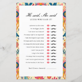 Ele Disse Que Ela Disse O Jogo Do Chá de panela Fl