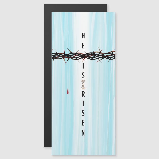 Ele É Coroa de Cornos de Ressurreição Cruzada (Frente/Verso)