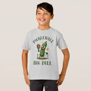 Ele É Meio Grande - Camiseta Engraçada de Pickleba