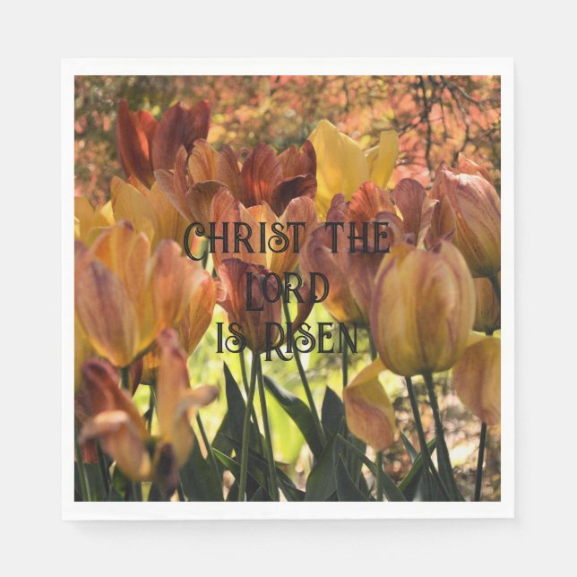 Ele é Risen - guardanapos de papel (Frente)