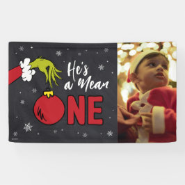 Ele é um Mau | Aniversário Grinch Quadro-Negro