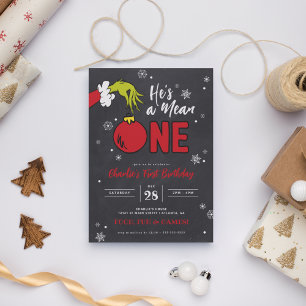 Ele é um primeiro aniversario de quadro médio