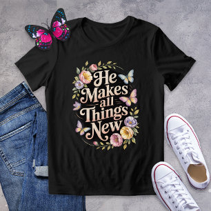 Ele Faz Todas As Coisas Nova Camisa De Borboleta F
