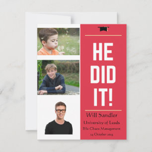 ELE FEZ ISSO! Anúncio de gradação com fotos