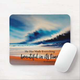 Ele Fez Tudo Que Era Belo Mouse Pad