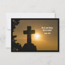 Ele não está aqui; ele é Risen - Convite à Igreja