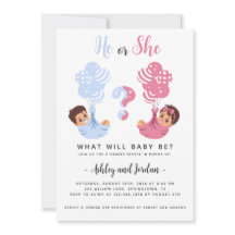 Ele ou Ela Revelam Convite