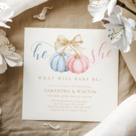 Ele ou Ela Revelam Convite de festas