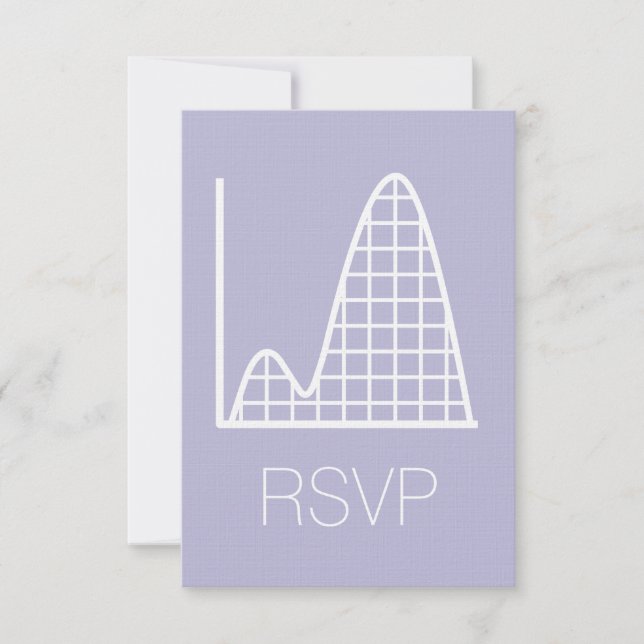 Ele se adiciona à placa RSVP de Lavanda (Frente)