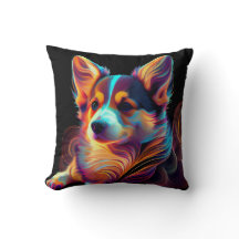 "Electric Lady" Almofada Corgi