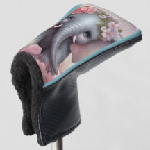 Elefante Adorável para Bebês com Flores