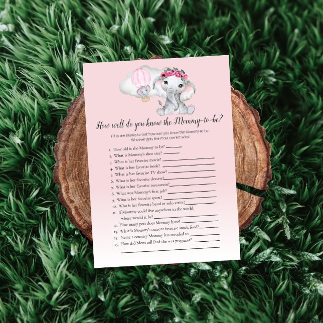 Elefante Balão Você Sabe O Jogo Do Bebê Da Mãe 2? (Criador carregado)