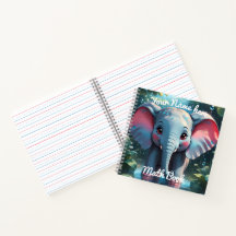 Elefante Bonito Personalizado na Chuva