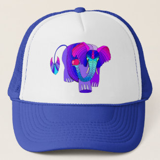 Elefante colorido: Boné bonito