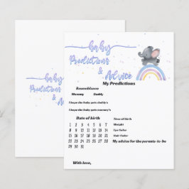 Elefante com Jogo Colorido do Chá de fraldas Arco-