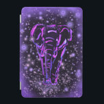 Elefante De capa de ipad Rosa Púrpura À Noite Estr<br><div class="desc">Elefante Rosa Neon Roxo Andando Na Noite Estrelada Desenho Mágico - Escolha / Adicione Seu Texto / Cor Única - Faça seu presente especial - Redimensione e mova ou remova e adicione elementos / imagem com a ferramenta de personalização! - Desenho e Design por MIGNED. Você também pode transferir meus...</div>