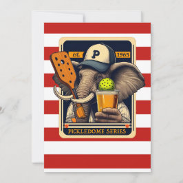 Elefante de Convites para Torneio de Pickleball