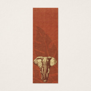 Elefante do safari do Bookmarker