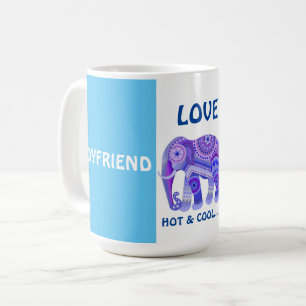 ELEFANTE LEGAL PARA NAMORADO - CANECA DE CAFÉ