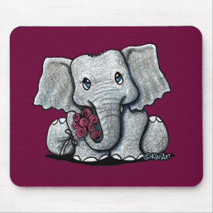 Elefante Mousepad de KiniArt