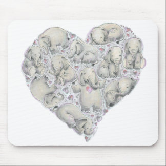 Elefante Mousepad por Cynthia Narcisi