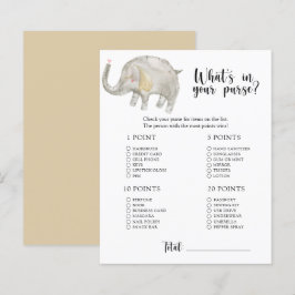 Elefante - O que tem na sua bolsa jogo de chá de b