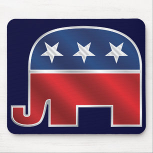 Elefante republicano Mousepad