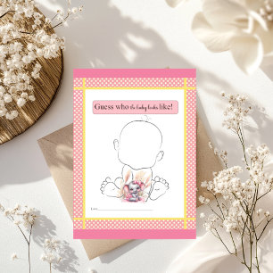 Elefante Rosa Doce - Jogo Quem Será Que o Bebê Vai