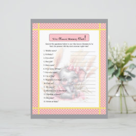 Elefante Rosa Que Conhece O Jogo Da Mamãe