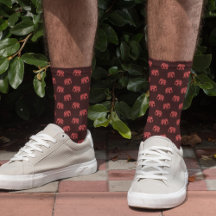 Elefantes vestidos de vermelho (no escuro)