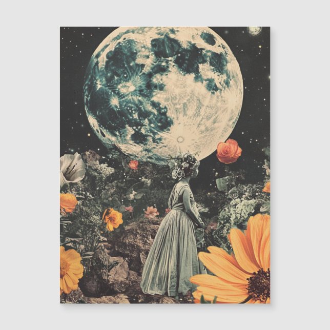 Elegância ao Luar - Mulher com a Lua (3) (Frente)