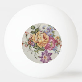 Elegância: Bola Floral Ping Pong Inspirada Em Porc