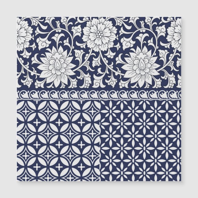 Elegância Chinesa: Ornamento Sem Costura (Frente)