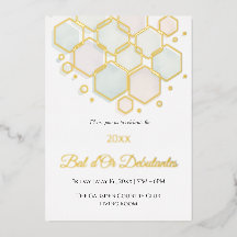 Elegância Corporativa em Favo de Mel Dourado Geomé