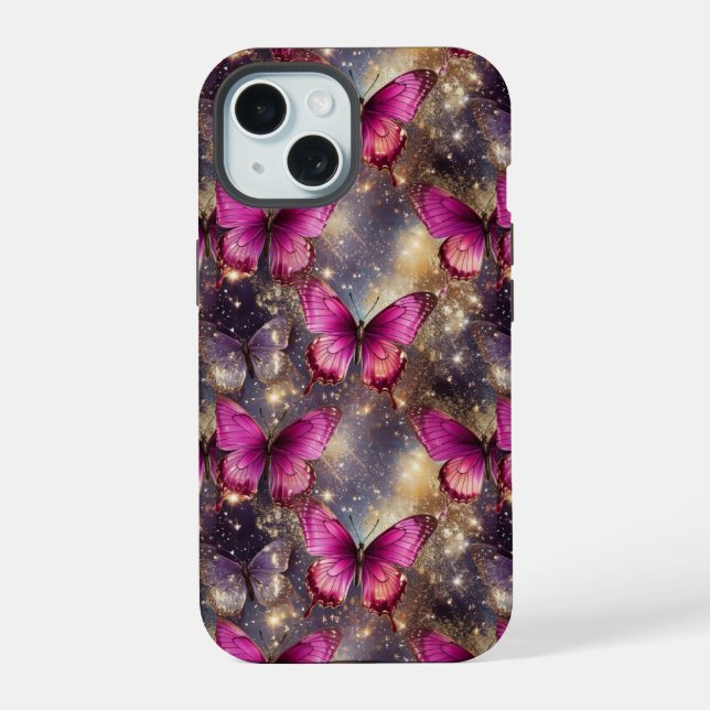 Elegância da Borboleta Shimmering: Um Padrão Delic (Verso)