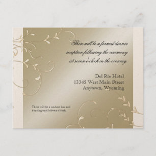 Elegância de Gravata Preta, Cartões de Casamento d