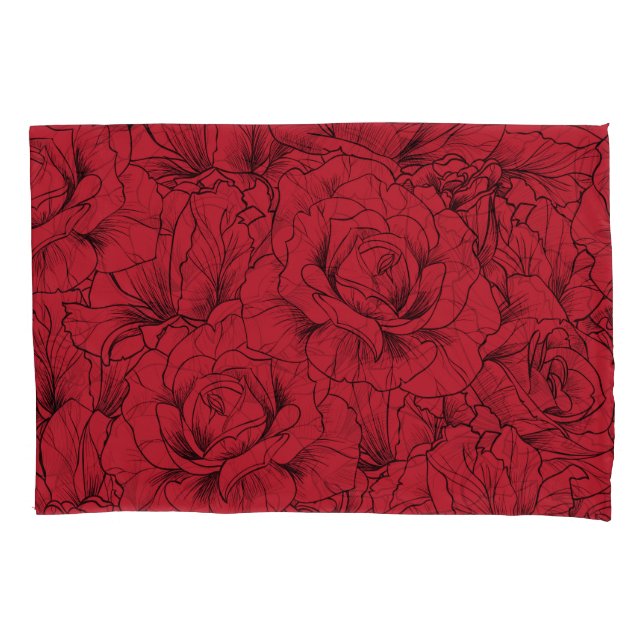Elegância do Vintage Rosa vermelha (Frente)