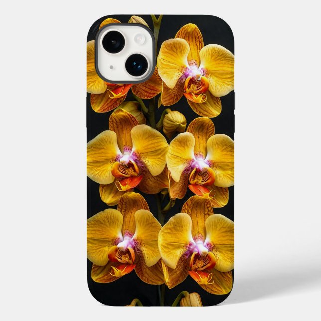 ✨ Elegância em Flor da Orquídea Dourada 💛 Floral  (Verso)