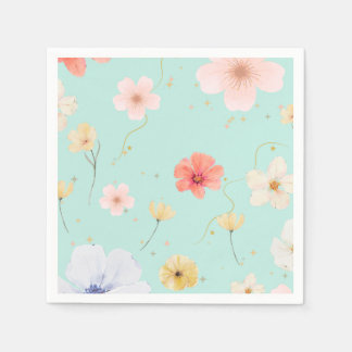 Elegância em Flor: Guardanapos de Papel Florais
