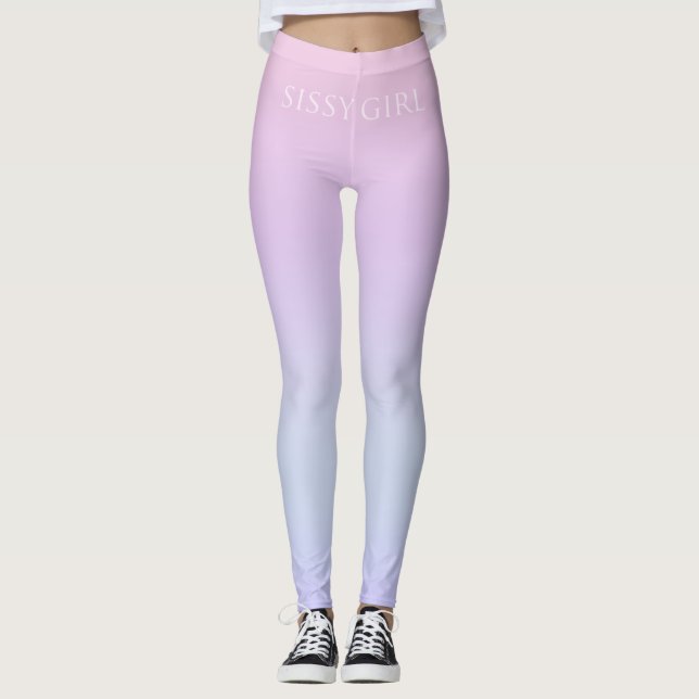 Elegância em rosa: Leggings de luxo para garotinha (Frente)