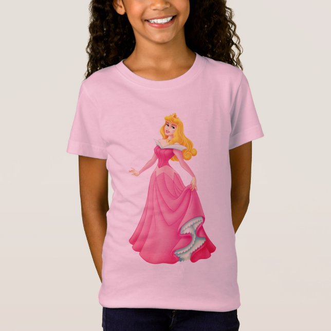 Elegância Encantadora: Princesa Aurora T-Shirt (Frente)